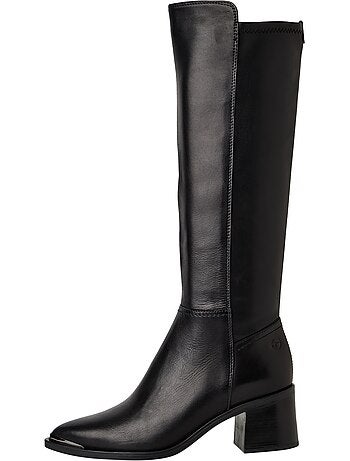 Botte A Talon Cuir Tamaris