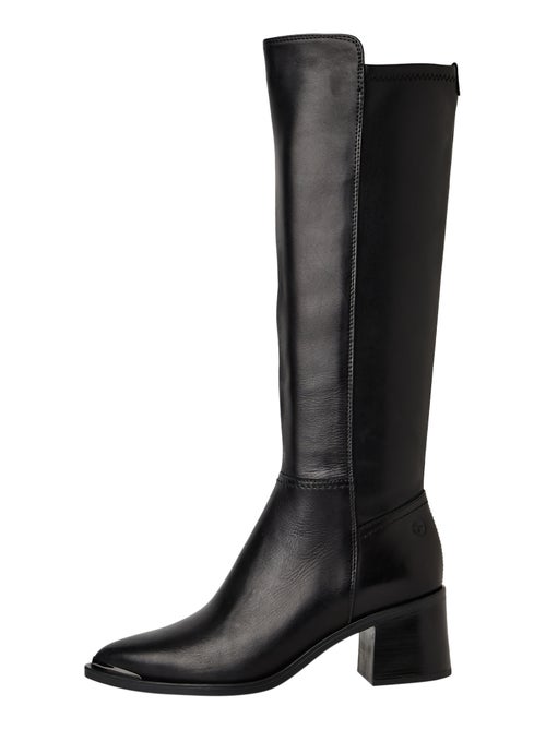 Botte A Talon Cuir Tamaris - Kiabi