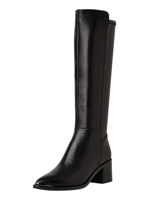 Botte A Talon Cuir Tamaris - Kiabi