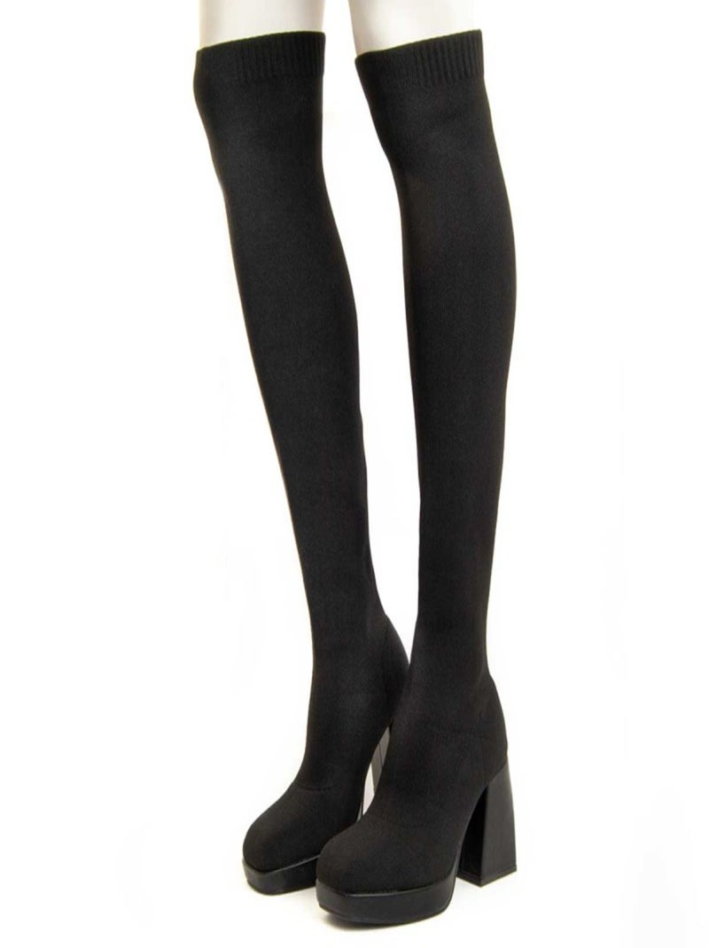 Botte à talon Montevita Botalan17 Noir - Kiabi