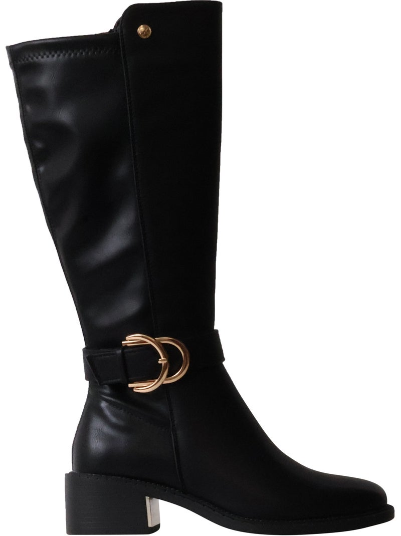 Botte à talon xti Noir - Kiabi
