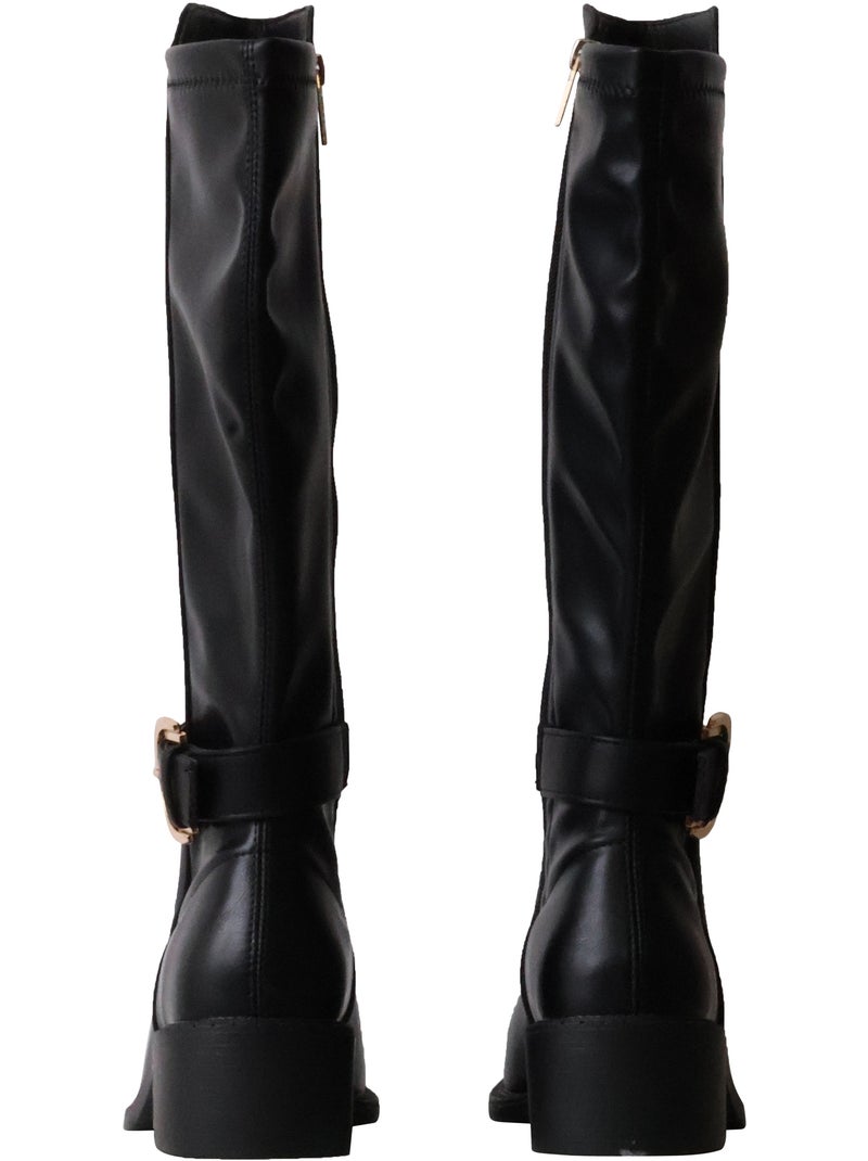 Botte à talon xti Noir - Kiabi