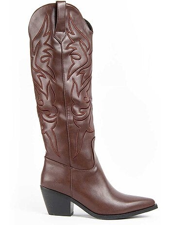 Botte à Talons Matériau Synthétique Montevita