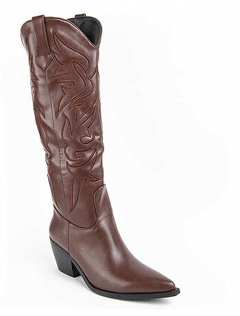 Botte à Talons Matériau Synthétique Montevita