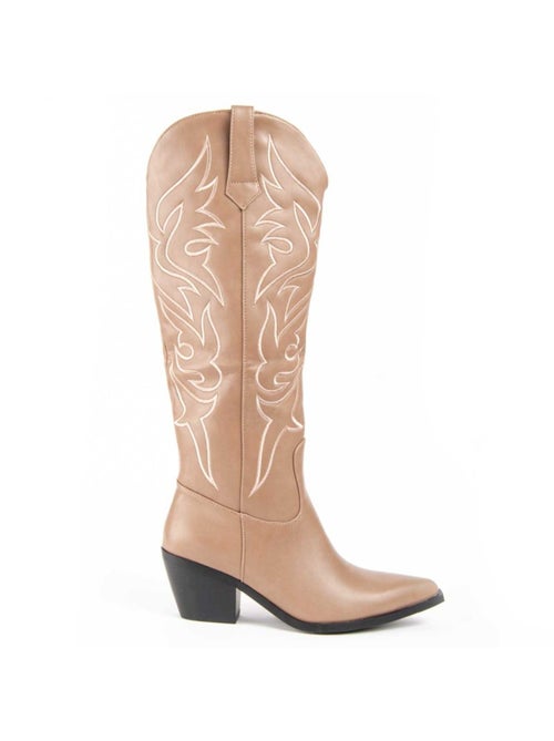 Botte à Talons Matériel Synthétique Montevita - Kiabi