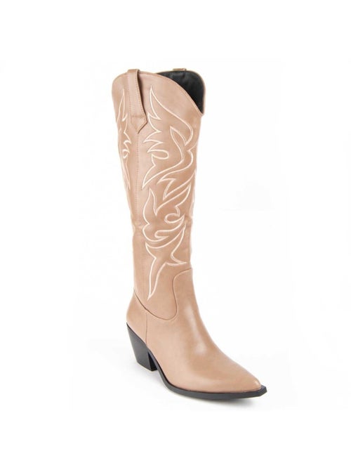 Botte à Talons Matériel Synthétique Montevita - Kiabi