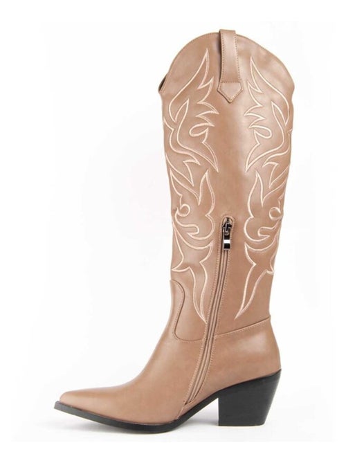 Botte à Talons Matériel Synthétique Montevita - Kiabi