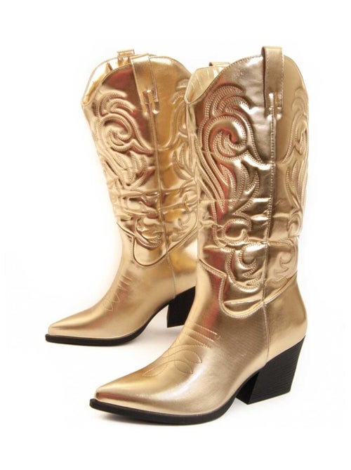 Botte à Talons Matériel Synthétique Montevita - Kiabi