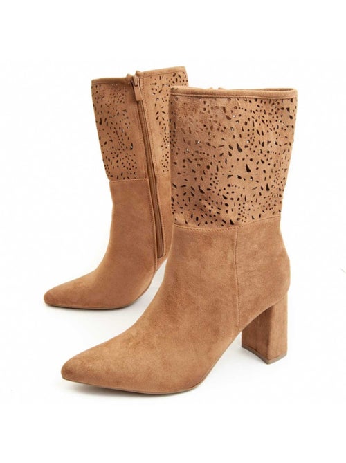 Botte à Talons Matériel Synthétique Montevita - Kiabi