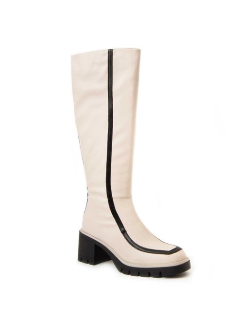 Botte à Talons Matière Synthétique Et Textile Montevita - Kiabi