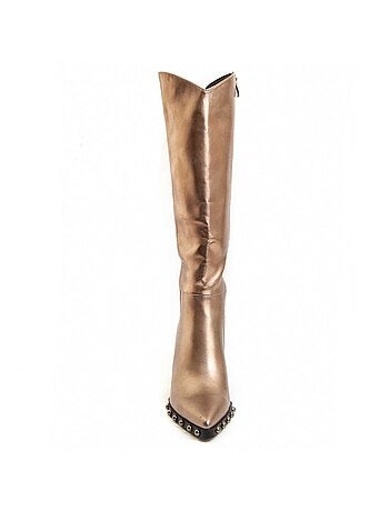 Botte à Talons Matière Synthétique Et Textile Montevita