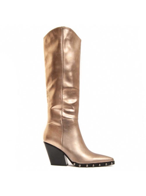 Botte à Talons Matière Synthétique Et Textile Montevita - Kiabi