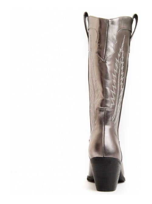 Botte à Talons Matière Synthétique Et Textile Montevita - Kiabi