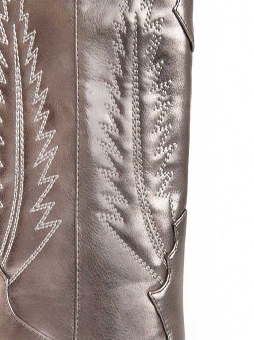Botte à Talons Matière Synthétique Et Textile Montevita - Kiabi