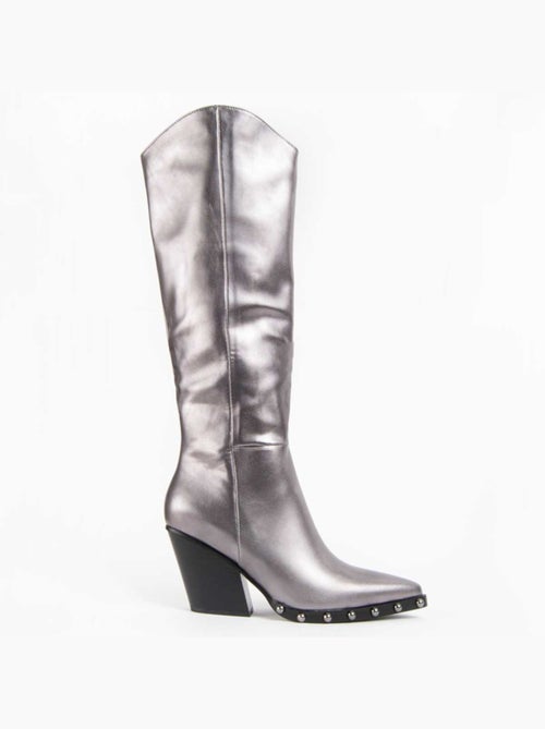 Botte à Talons Matière Synthétique Et Textile Montevita - Kiabi