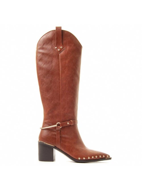Botte à Talons Matière Synthétique Et Textile Montevita - Kiabi Botte à Talons Matière Synthétique Et Textile Montevita - Kiabi
