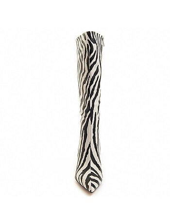 Botte à Talons Matière Synthétique Et Textile Montevita