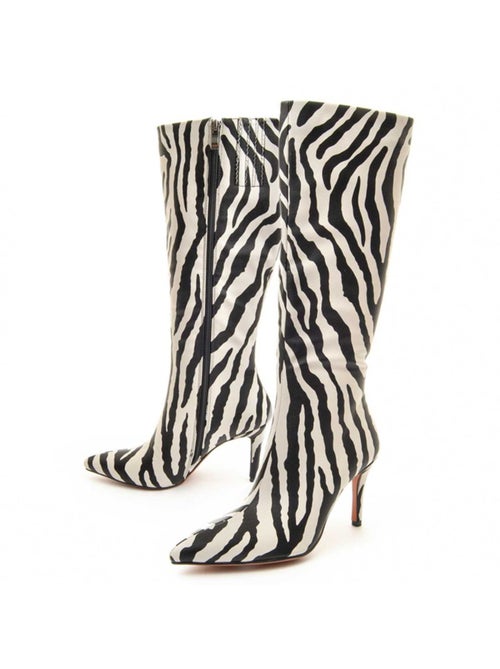 Botte à Talons Matière Synthétique Et Textile Montevita - Kiabi