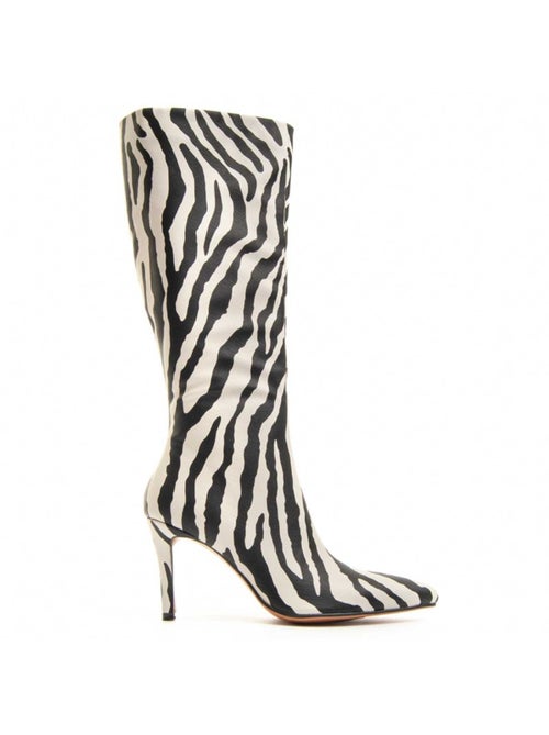Botte à Talons Matière Synthétique Et Textile Montevita - Kiabi