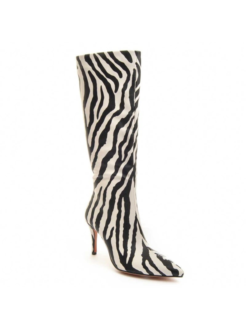 Botte à Talons Matière Synthétique Et Textile Montevita Multicolore - Kiabi