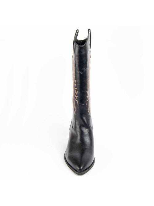 Botte à Talons Matière Synthétique Et Textile Montevita - Kiabi