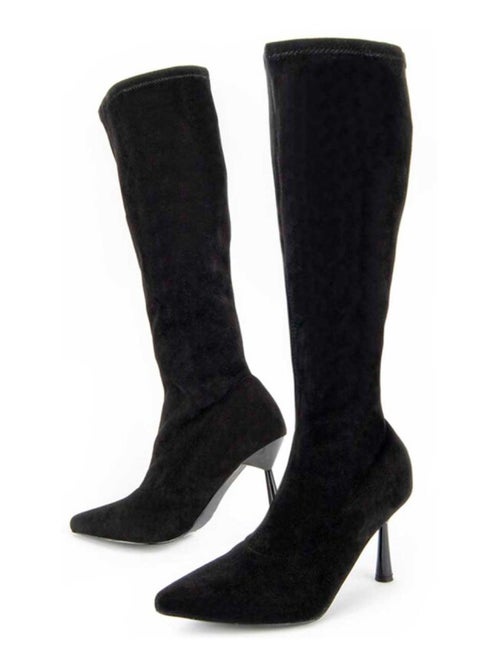 Botte à Talons Matière Synthétique Et Textile Montevita - Kiabi