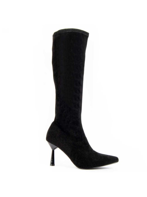 Botte à Talons Matière Synthétique Et Textile Montevita - Kiabi