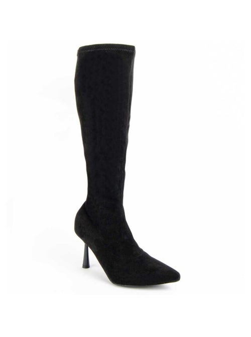 Botte à Talons Matière Synthétique Et Textile Montevita - Kiabi