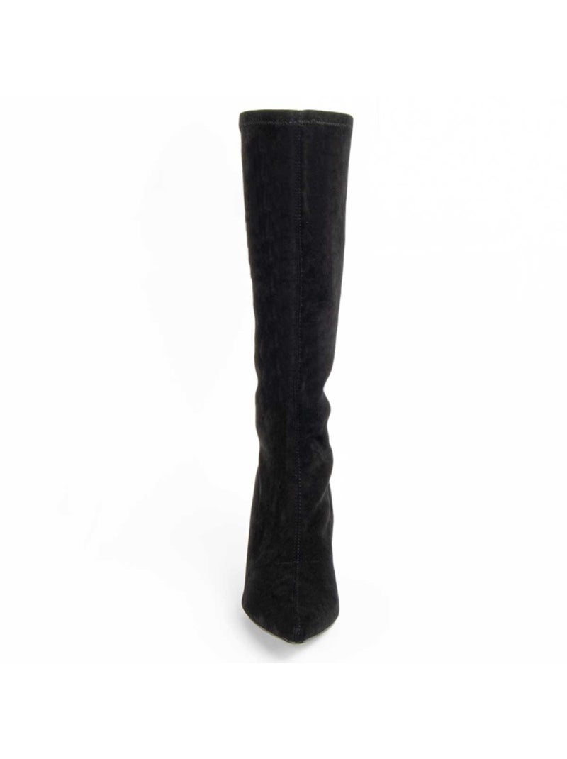 Botte à Talons Matière Synthétique Et Textile Montevita Noir - Kiabi