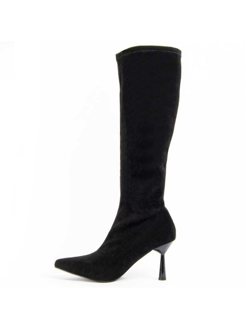 Botte à Talons Matière Synthétique Et Textile Montevita - Kiabi