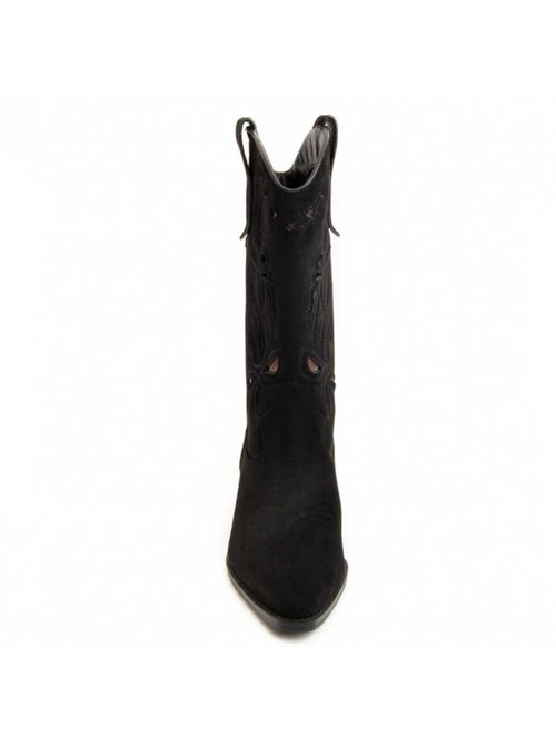 Botte à Talons Matière Synthétique Et Textile Montevita - Kiabi