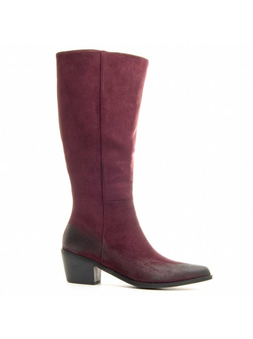 Botte à Talons Matière Synthétique Et Textile Montevita - Kiabi