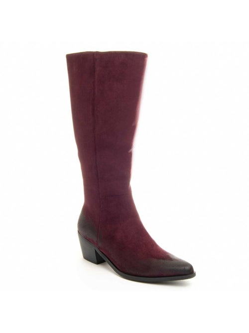 Botte à Talons Matière Synthétique Et Textile Montevita - Kiabi