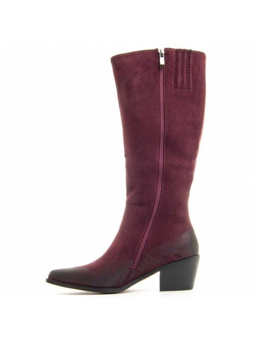 Botte à Talons Matière Synthétique Et Textile Montevita - Kiabi
