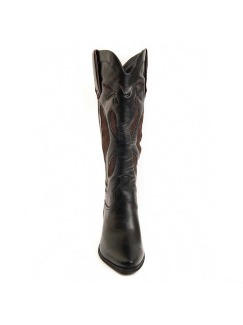 Botte à Talons Matières Synthétiques Et Textile Montevita - Kiabi