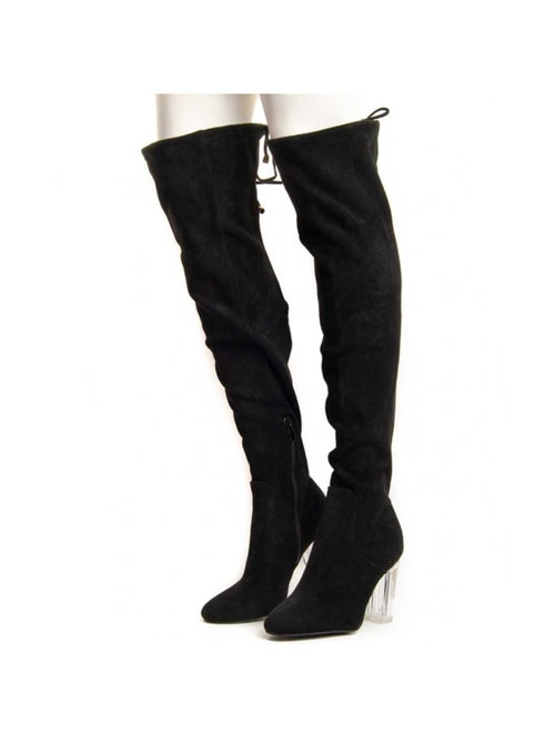 Botte à Talons Tissu Montevita - Kiabi