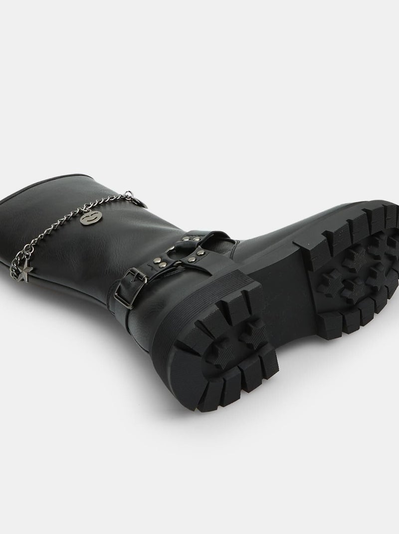 Botte avec accessoire amovible BATA Noir - Kiabi