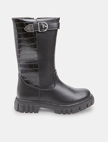 Botte avec boucle et imprimé crocodile Bata