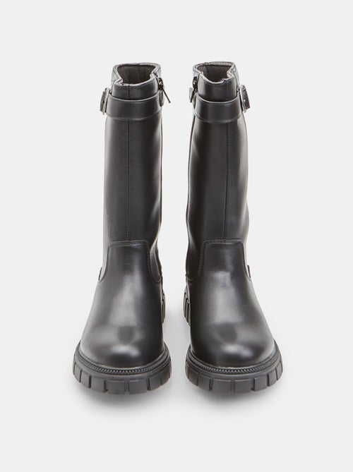 Botte avec boucle et imprimé crocodile Bata - Kiabi