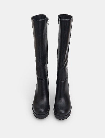 Botte avec talon et semelle track BATA