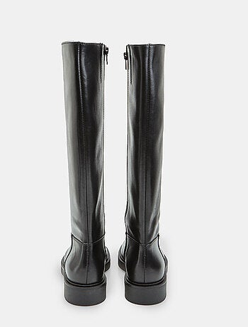 Botte cavalière en cuir Bata