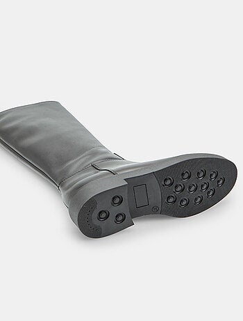 Botte cavalière en cuir Bata