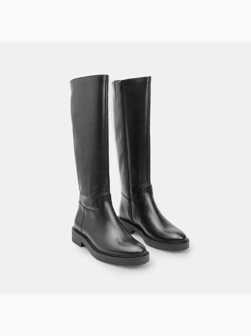 Botte cavalière en cuir Bata - Kiabi