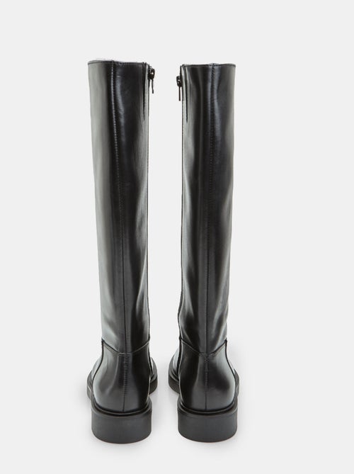 Botte cavalière en cuir Bata - Kiabi