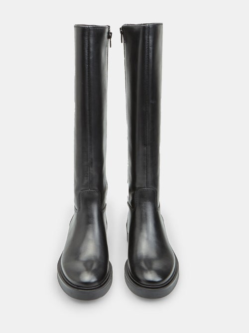 Botte cavalière en cuir Bata - Kiabi
