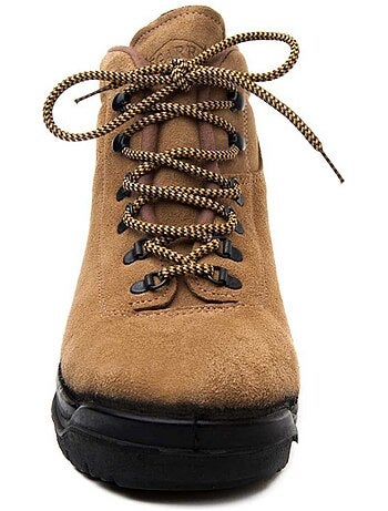 BOTTE CUIR NATUREL BEIGE