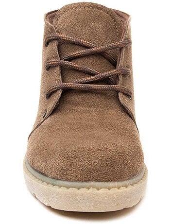 BOTTE CUIR NATUREL BEIGE