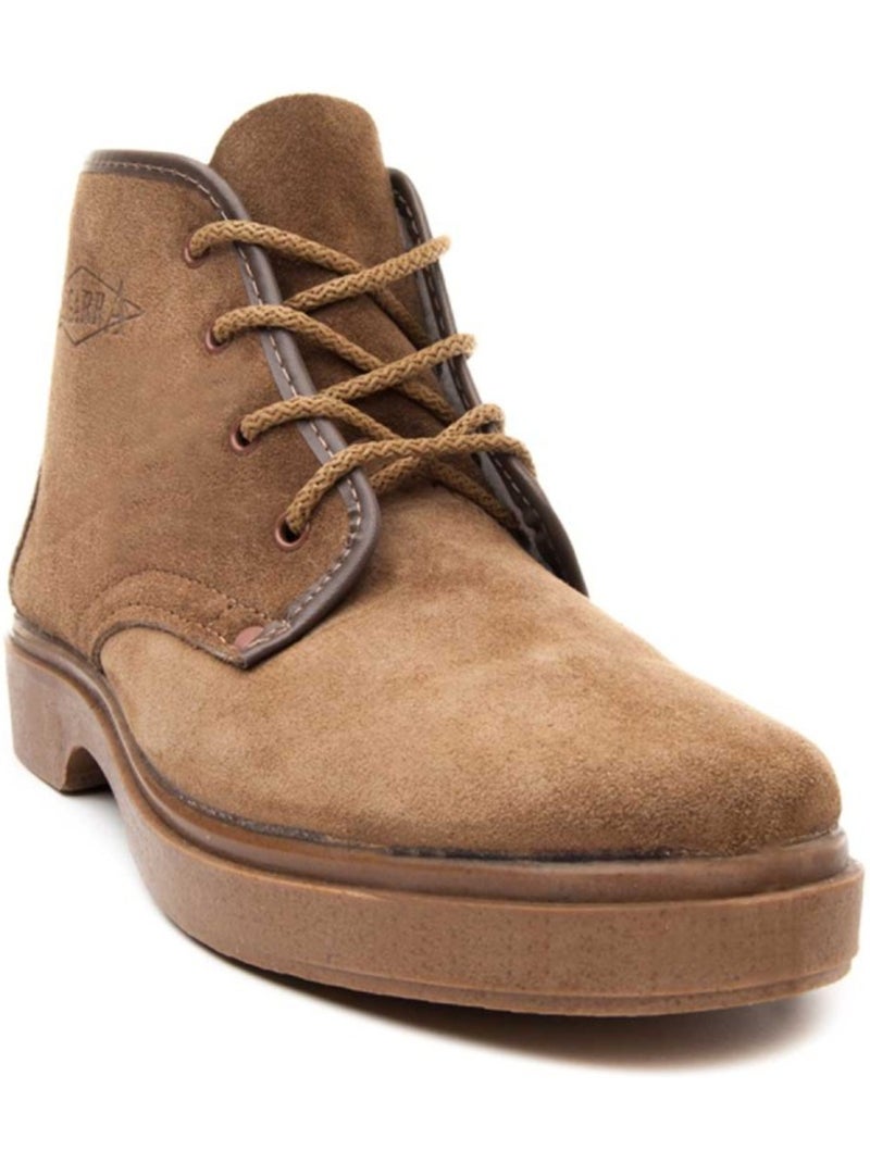 Botte Cuir Naturel Northome Marron - Kiabi