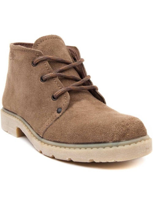 Botte Cuir Naturel Northome - Kiabi Botte Cuir Naturel Northome - Kiabi