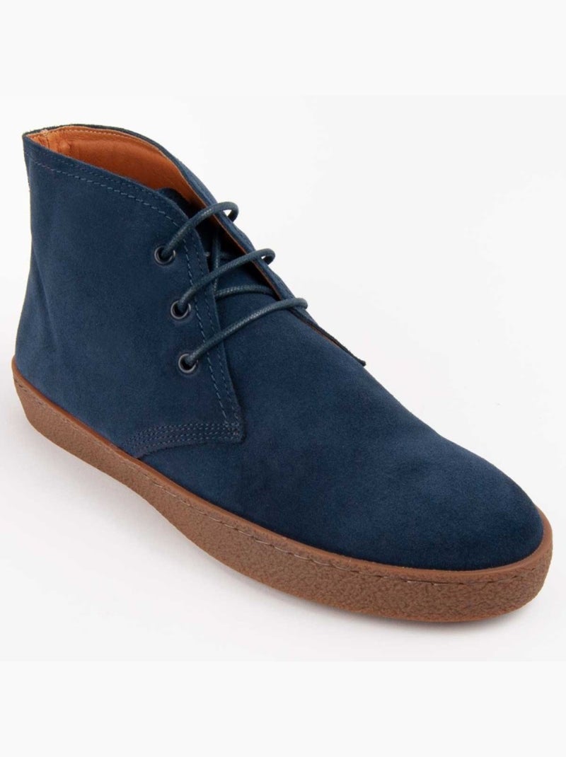 Botte Cuir Naturel Purapiel Bleu - Kiabi